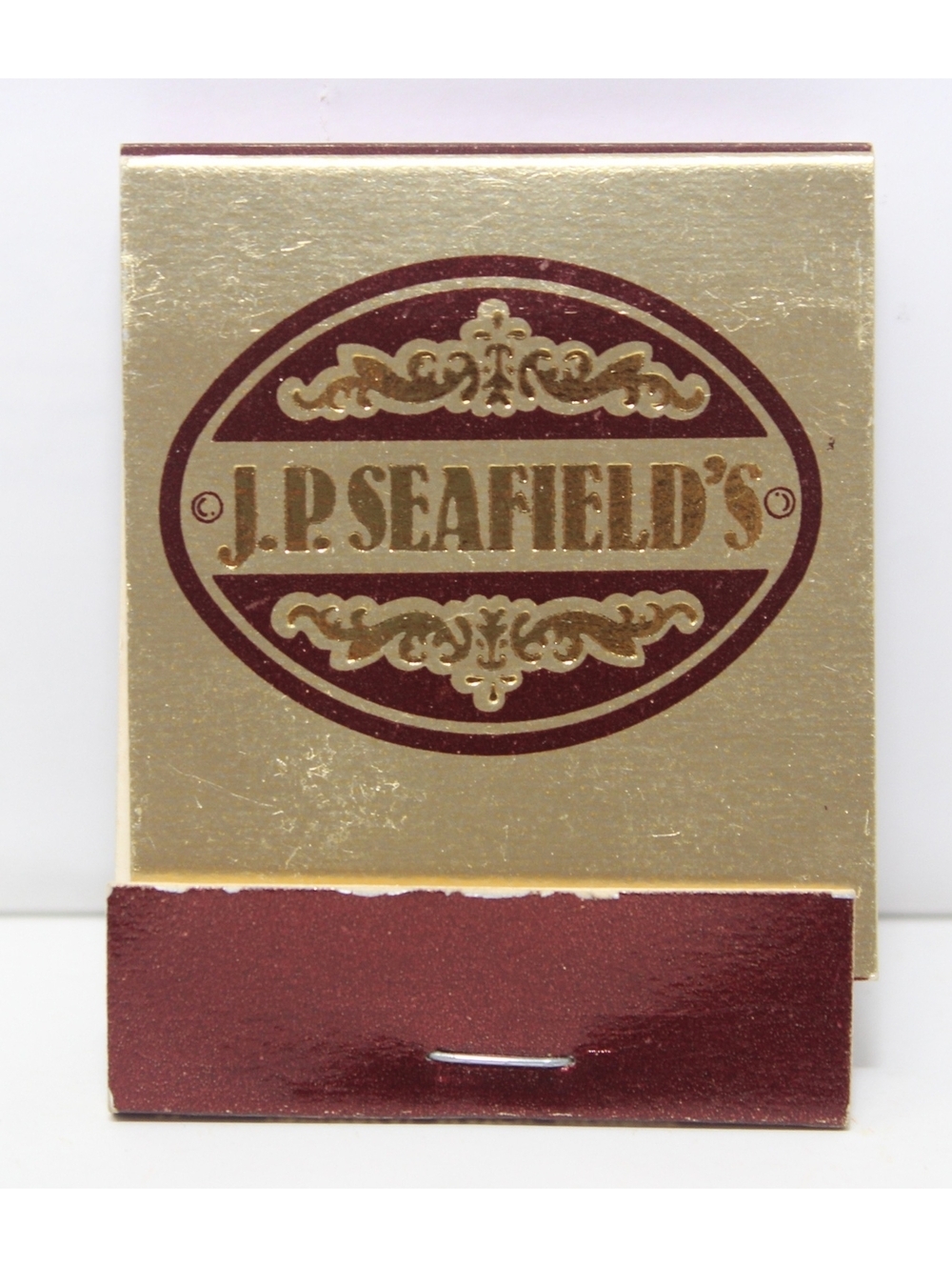 Vintage Matchbook JP Seafield’s Restaurant Germantown Village Square Memphis, TN